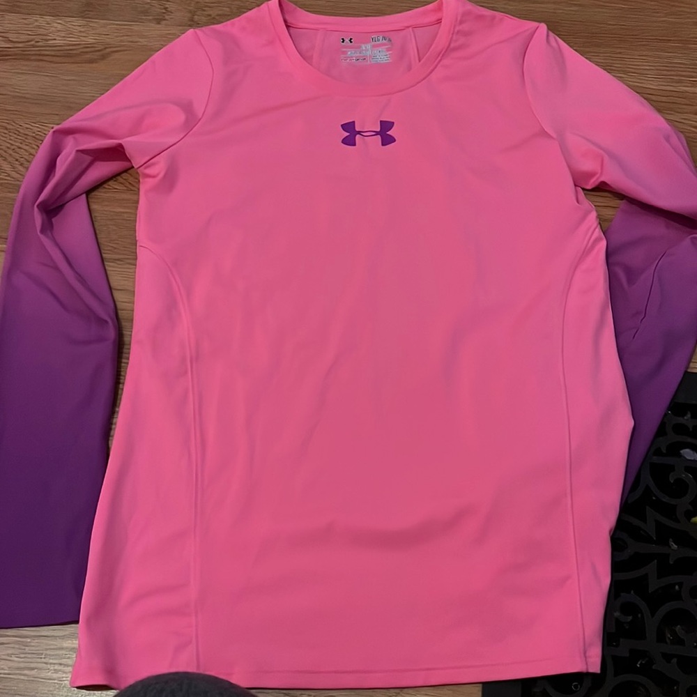 Pink and purple fade shirt